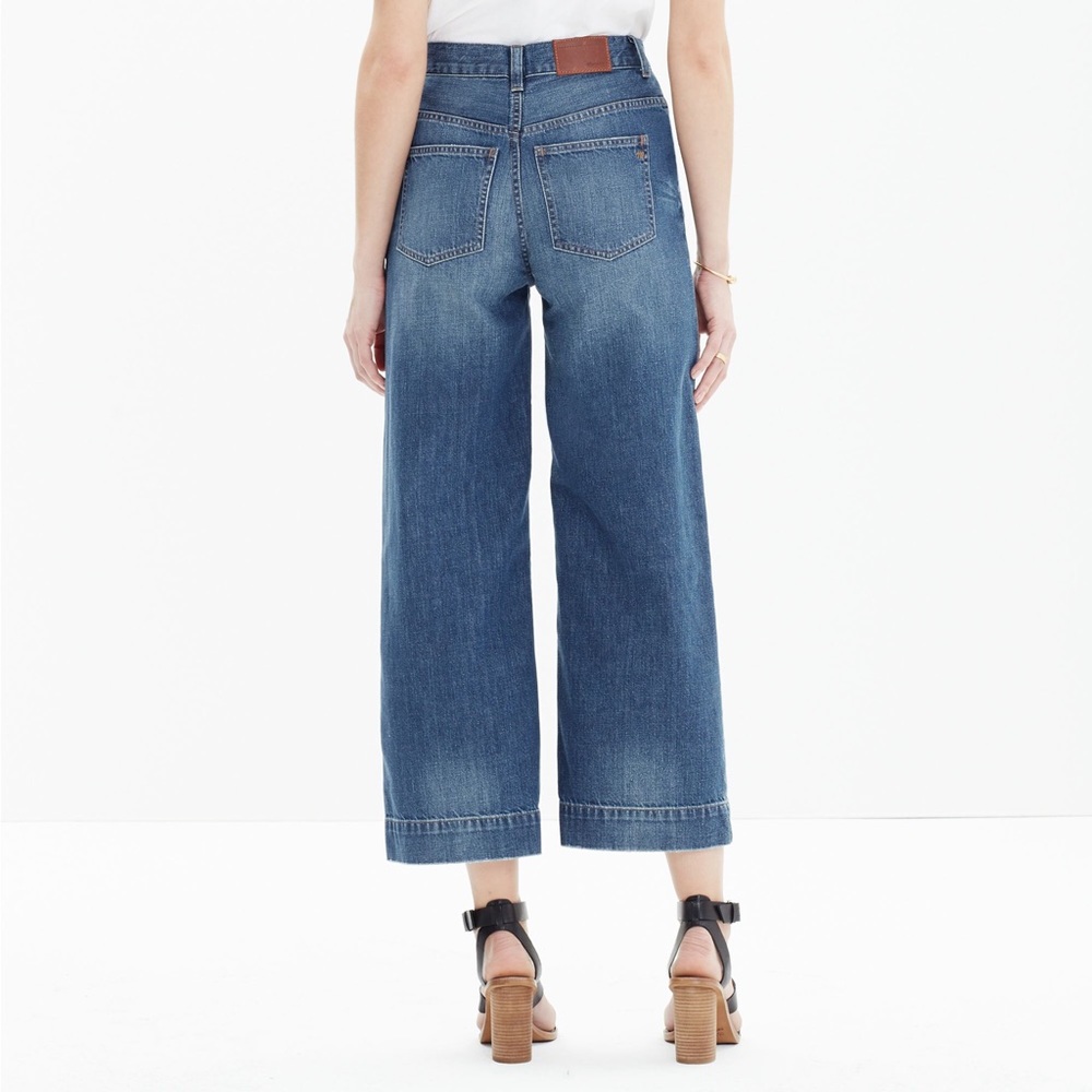 Madewell - Wide Leg Cropped Jeans